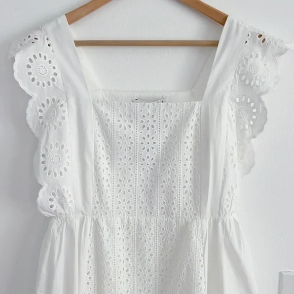 English Factory Eyelet Maxi Dress White NWT - Picture 5 of 16
